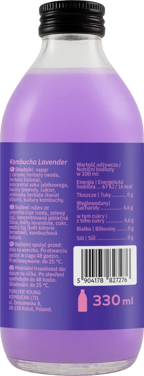 Kombucha Lawendowa (330ml)