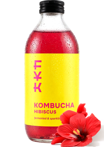 Kombucha Hibiskus (330ml)