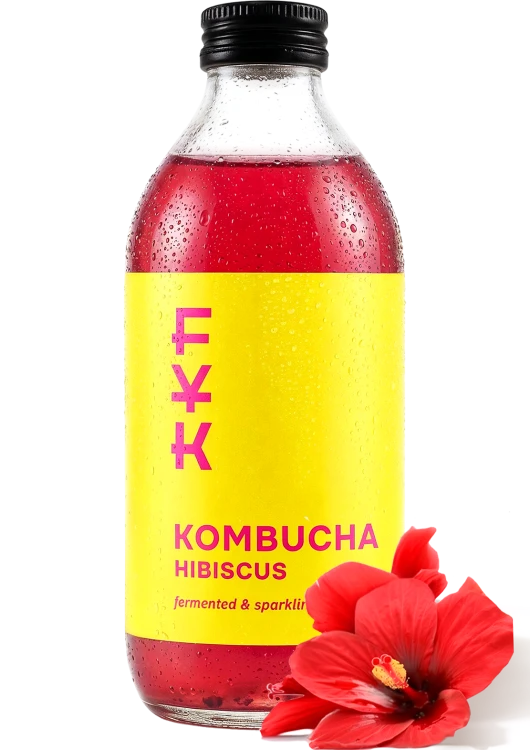 Kombucha Hibiskus (330ml)