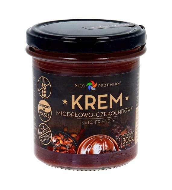 Krem migdałowo-czekoladowy KETO (300g)