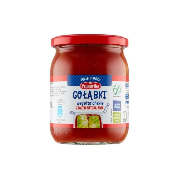 Gołąbki roślinne z Ryżem naturalnym i Pieczarkami (480g)