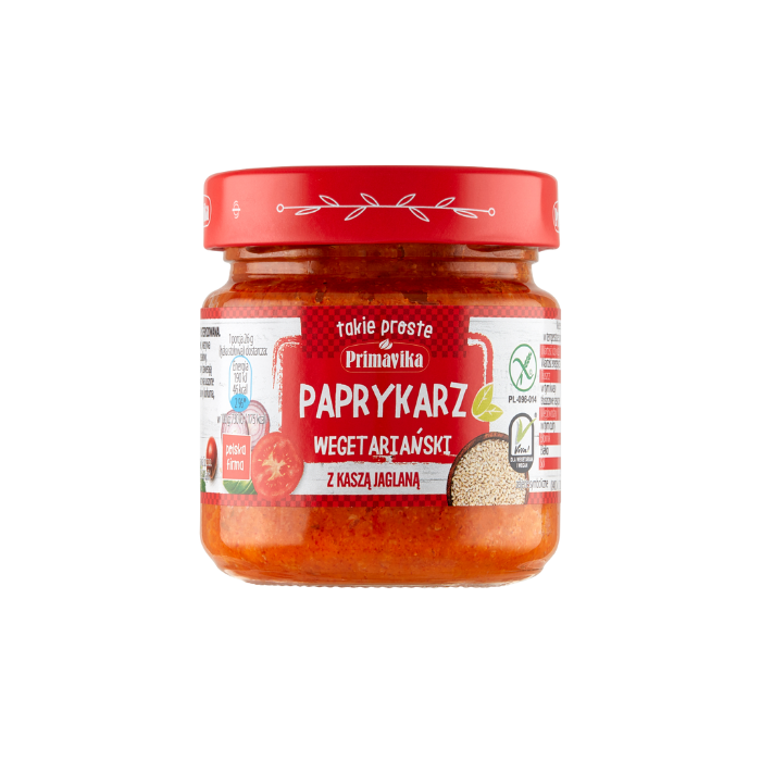 Paprykarz wegetariański z kaszą jaglaną (160g)