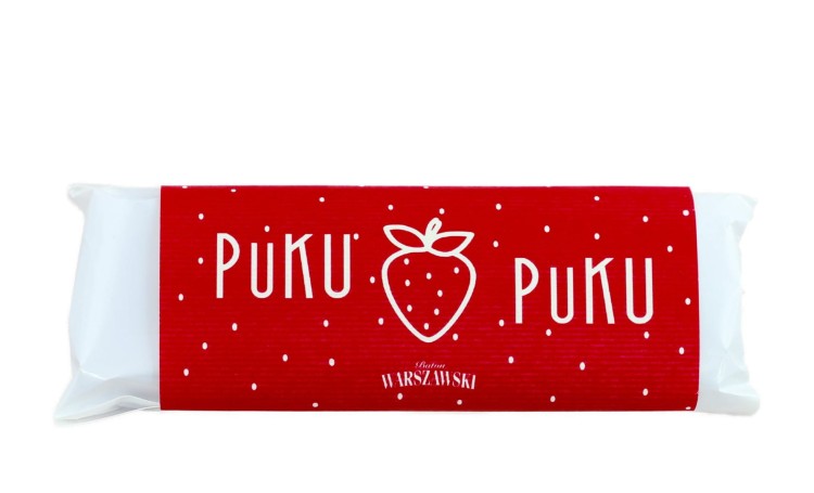 Baton Warszawski PuKu truskawkowy (40g)