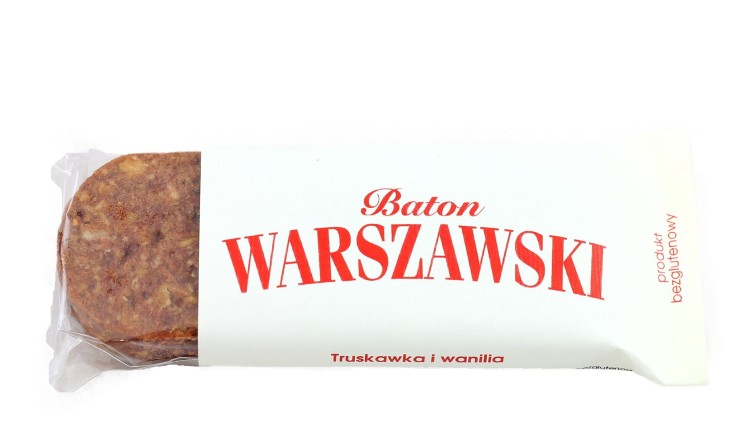 Baton Warszawski - truskawka z wanilią (50g)