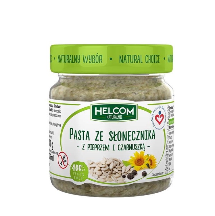 Pasta ze słonecznika z pieprzem i czarnuszką (180g)