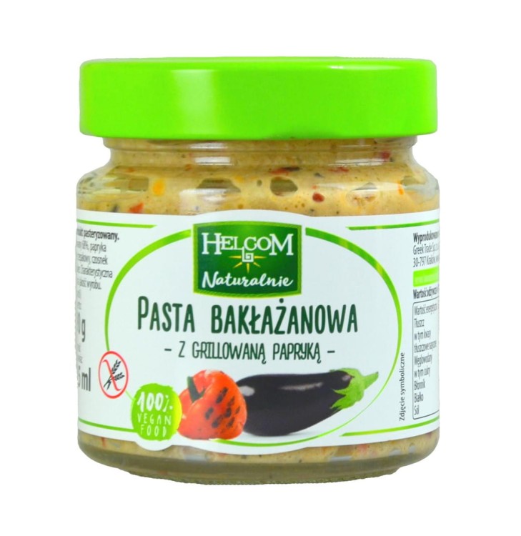 Pasta bakłażanowa z grillowaną papryką (190g)