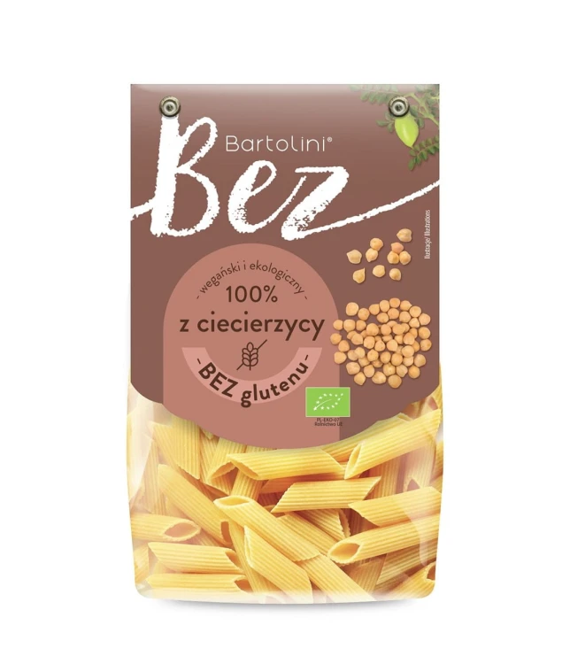 Makaron bezglutenowy z ciecierzycy penne BIO (250g)