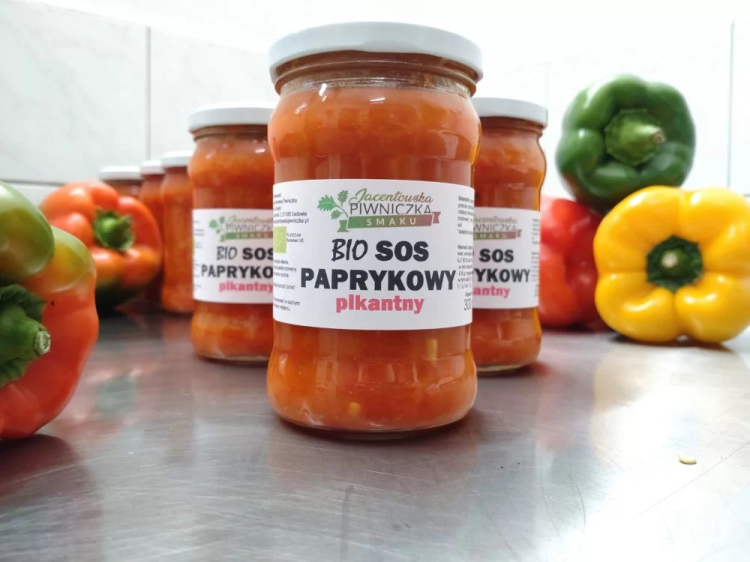 Sos paprykowy BIO pikantny (300g)