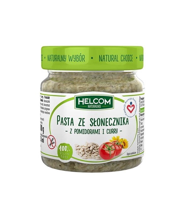 Pasta ze słonecznika z pomidorami i curry (180g)