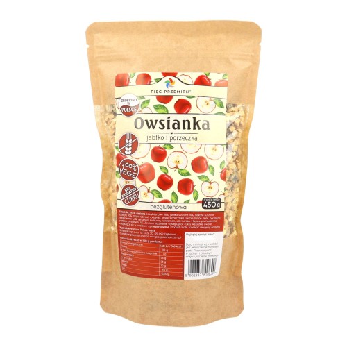 Owsianka jabłko porzeczka bezglutenowa (450g)