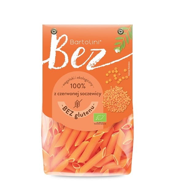 Makaron bezglutenowy z soczewicy penne BIO (250g)