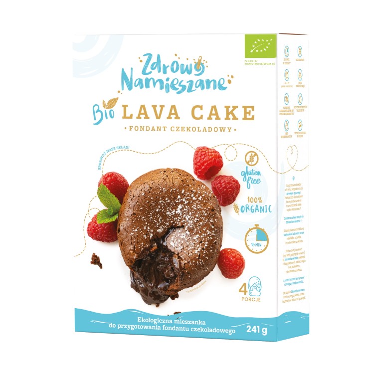 LAVA CAKE fondant czekoladowy BIO (241g)