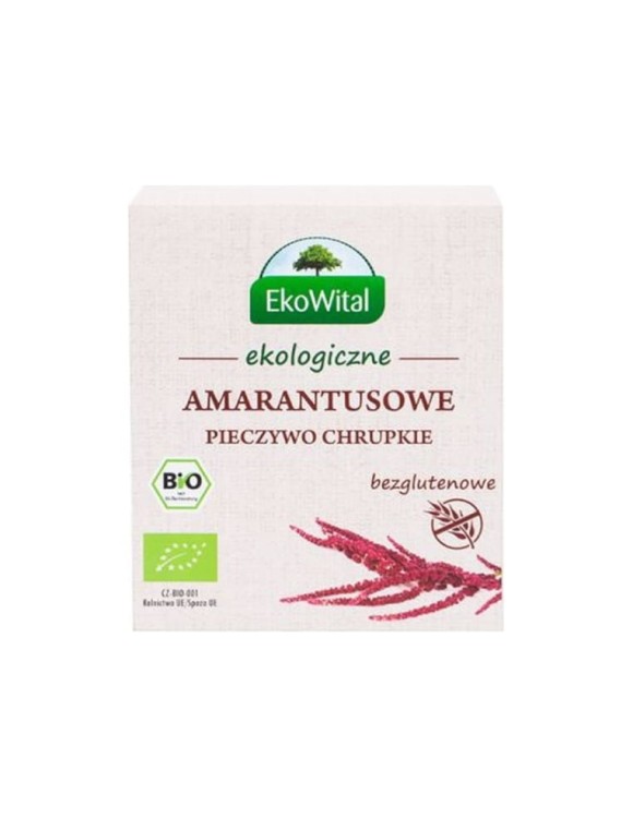 Pieczywo chrupkie z amarantusem bezglutenowe BIO (100g)