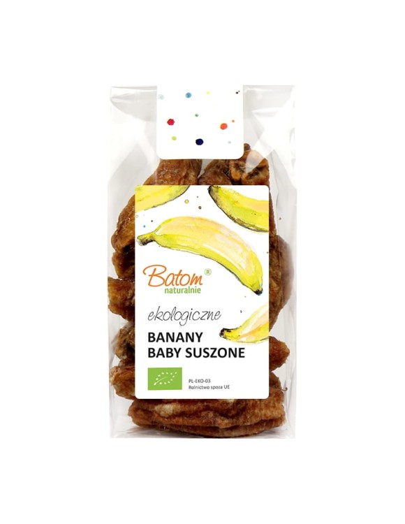 Banany baby suszone BIO (100g)
