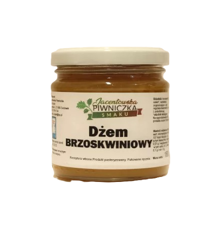 Brzoskwinia BIO Dżem niskosłodzony (180g)