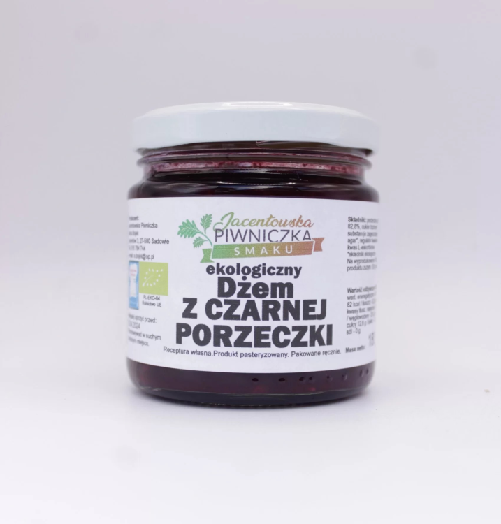 Czarna porzeczka BIO Dżem niskosłodzony (180g)