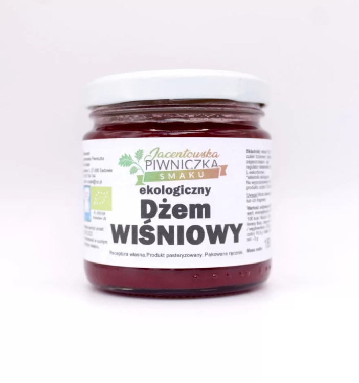 Wiśnia BIO Dżem niskosłodzony (180g)