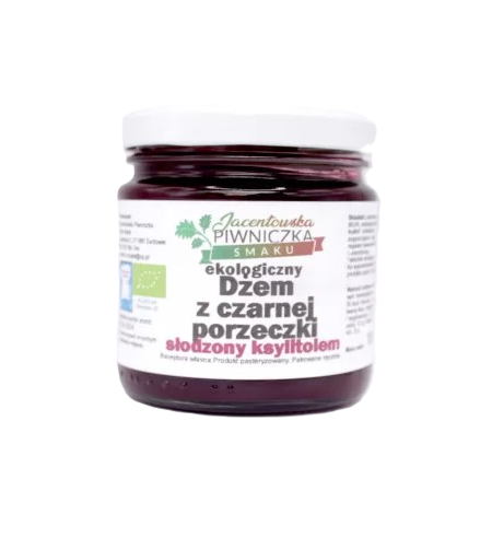 Czarna porzeczka Dżem słodzony ksylitolem (180g)