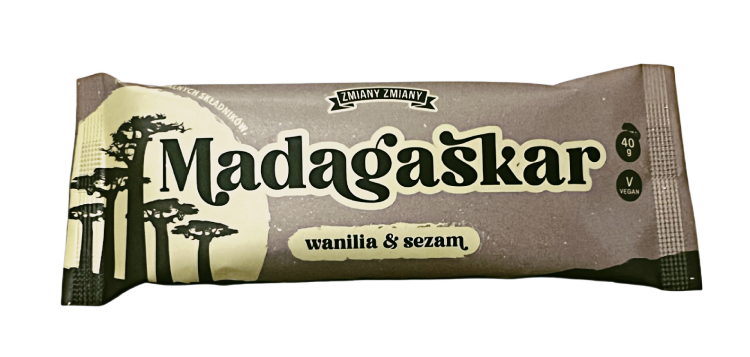 Baton Madagaskar waniliowo-sezamowy (40g)