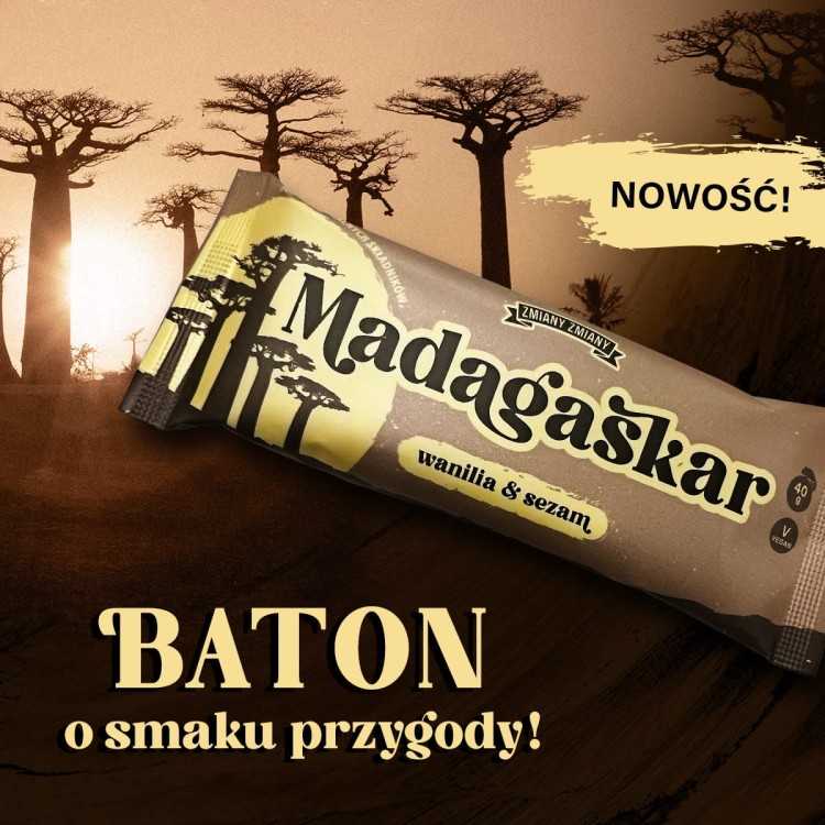 Baton Madagaskar waniliowo-sezamowy (40g)