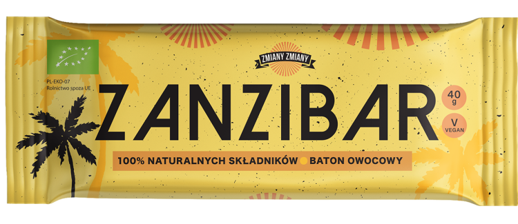 Baton Zanzibar BIO owocowy (40g)