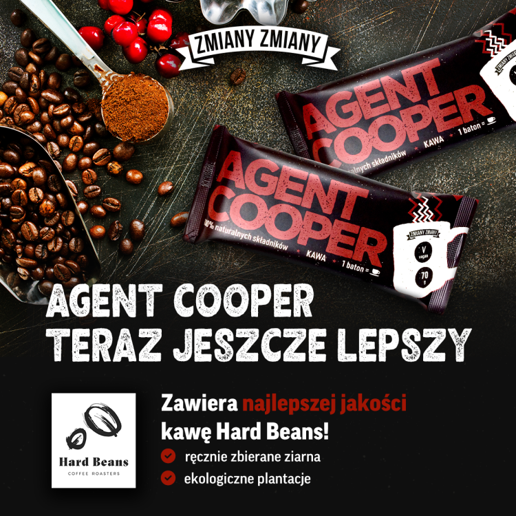 Baton Agent Cooper kawowy (70g)