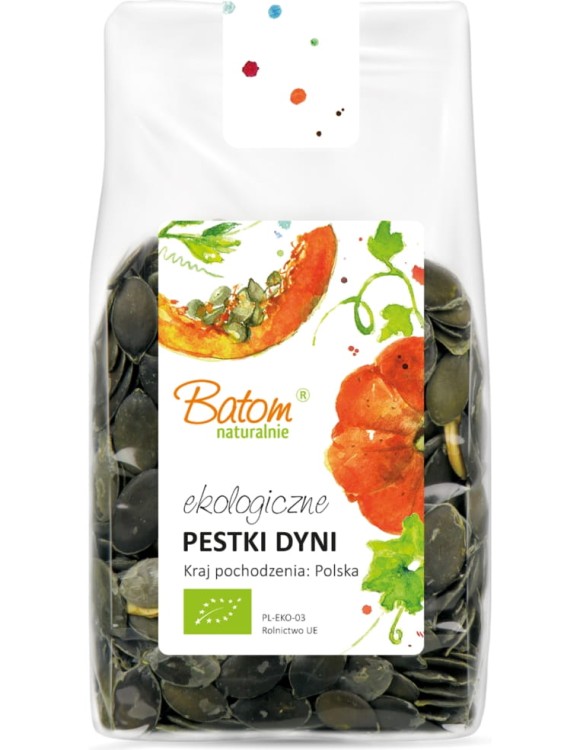 Pestki dyni ciemnozielone BIO (200g)