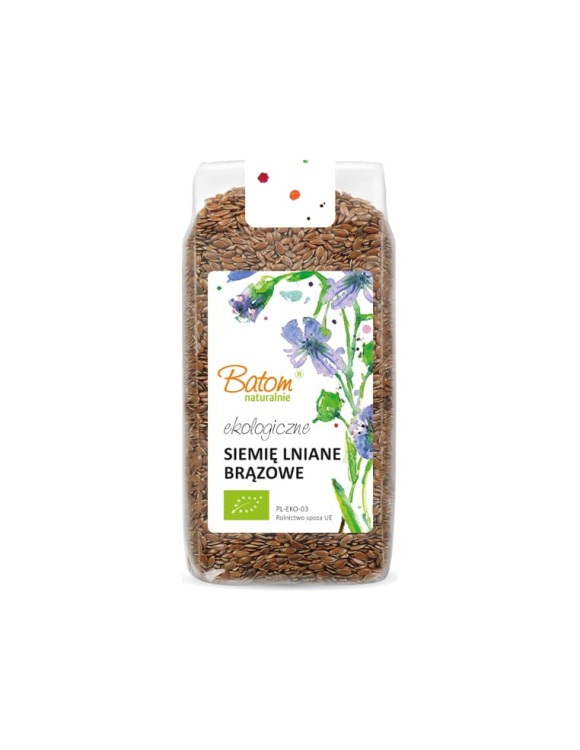 Siemię lniane brązowe BIO (250g)