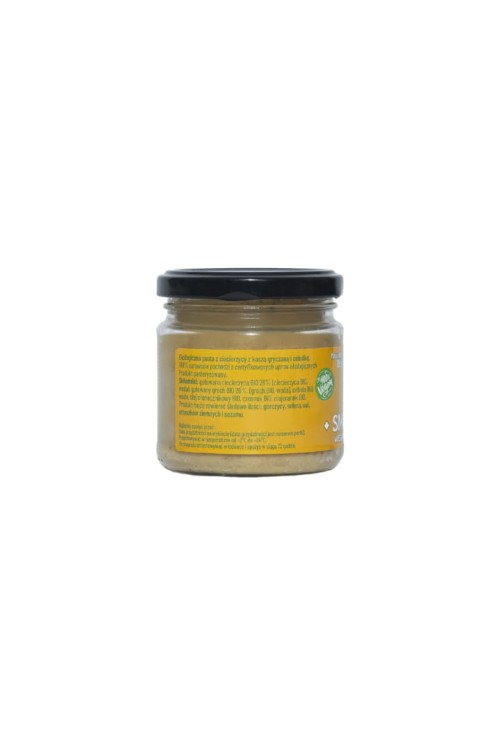 Ekologiczny smalczyk wegański z cebulką (185g) - skład