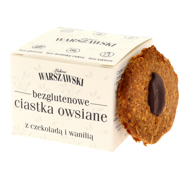 Ciastka owsiane bezglutenowe z czekoladą (150g)