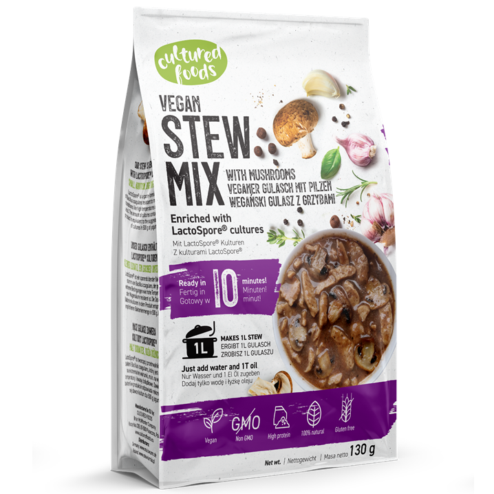 Mieszanka na Gulasz Wegański z Grzybami Bezglutenowy Stew Mix (130g)