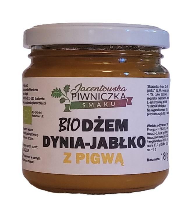 Dżem dyniowo-jabłkowy z pigwą BIO (180g)