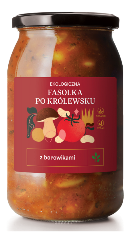 Fasolka po Królewsku z Borowikami BIO (900ml)