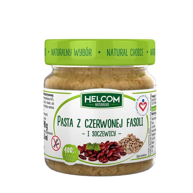 Pasta z czerwonej fasoli i soczewicy (190g)