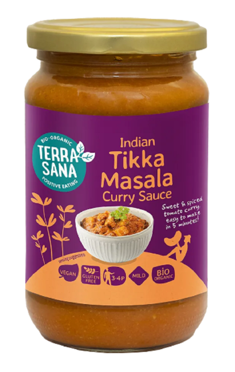 Sos Curry Indian Tikka Masala Bezglutenowy BIO (350g)