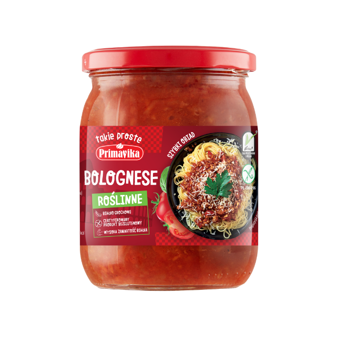 Danie obiadowe Bolognese roślinne (470g)