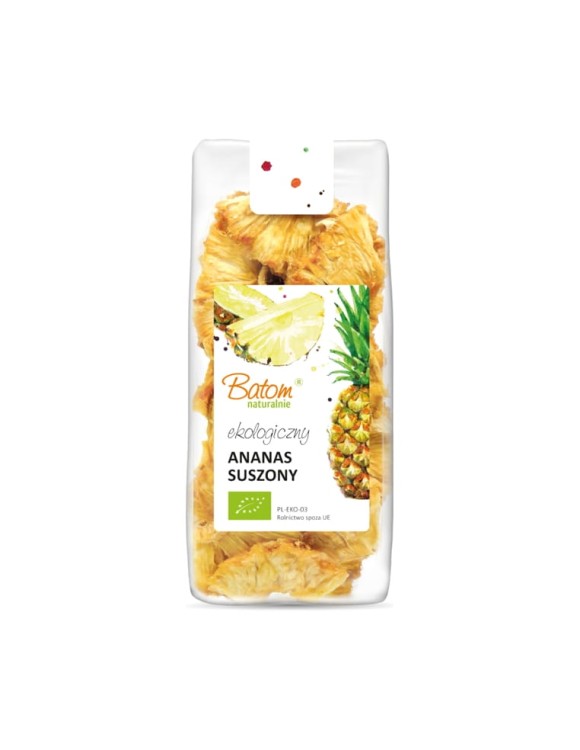 Ananas suszony krążki BIO (125g)