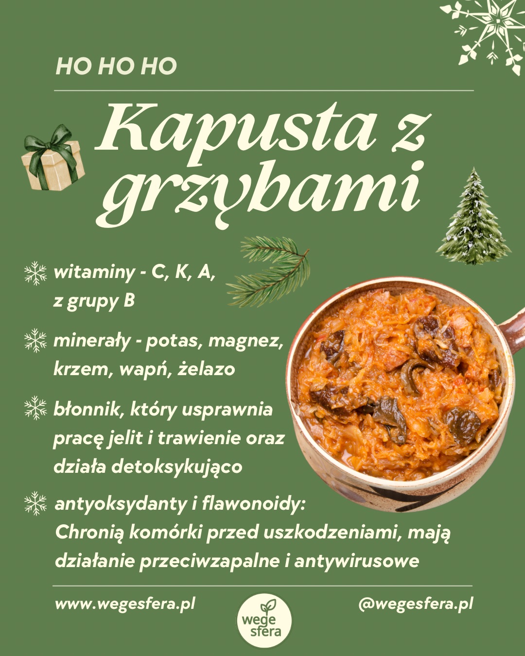 Kapusta z grzybami